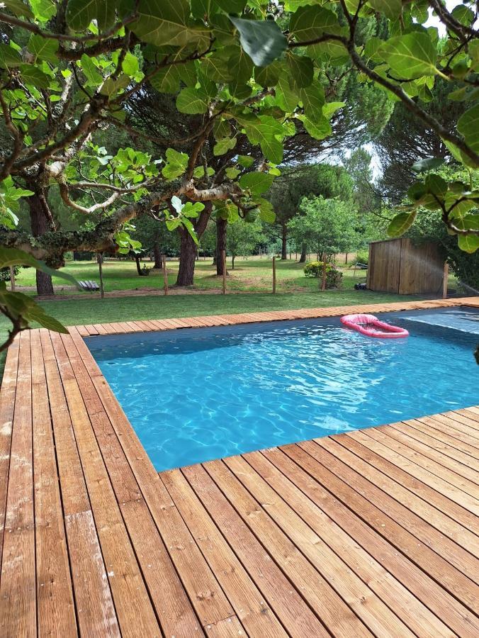 La Pinede Du Cheou, Piscine, Logement Independant, Parking, Draps, Wifi Fibre Mimizan-Plage Exterior foto